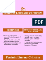 Feminist Literary Criticism