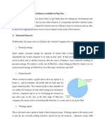 A - Internal Sources: I. Various Sources of Finance Available To Phat Duc