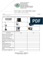 Computer Summative Test and Performance Task 1