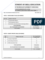 Cbse - Department of Skill Education: Information Technology (Subject Code 802)