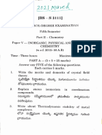 SEM 5 - Paper V 2021 March