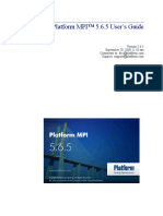 Platform MPI™ 5.6.5 User's Guide: September 29, 2008 11:58 Am