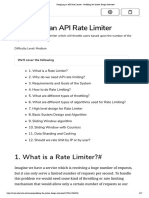 Designing An API Rate Limiter - Grokking The System Design Interview