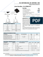 VS-15ETH06S-M3, VS-15ETH06-1-M3 Hyperfast Rectifier, 15 A FRED PT