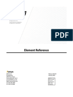 ANSYS Mechanical APDL Element Reference