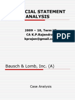 Bausch Lomb Case Analysis