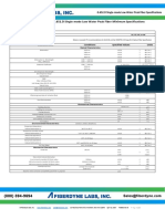 Fiberdyne G.652.D Single Mode Fiber Specifications