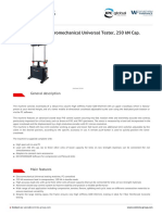 UNIFRAME 250kN 150kN COMPRESSION TENSION UNIVERSAL MACHINE