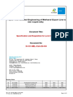 Project Title: Detailed Engineering of Methanol Export Line To New Liquid Jetty