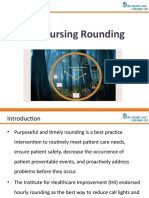 Hourly Nursing Rounding & Call Bell Response