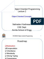 15CSE202 Object Oriented Programming