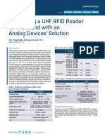 Developing A UHF-RFID Reader RF Front-End With An Analog Devices Solution