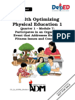 Health Optimizing Physical Education 1