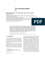 Design of Coplanar Waveguide Elliptic Low Pass Filters