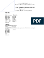 Verilog HDL Lab Codes