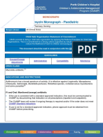 Azithromycin Monograph - Paediatric