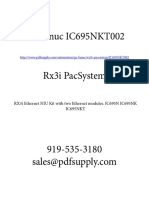 GE Fanuc IC695NKT002: RX3i Ethernet NIU Kit With Two Ethernet Modules. IC695N IC695NK IC695NKT