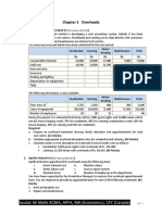 Chapter 3 Overheads: Joudat Ali Malik ACMA, APFA, MA (Economics), CFC (Canada)