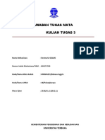 Buku Jawaban Tugas Mata Kuliah Tugas 3: Nama Mahasiswa: Desmaria Silalahi