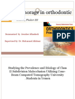 Anchorage in Orthodontic: Shah A, Phulari BS