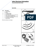 Installation Instructions: Parts in Kit Qty. Description