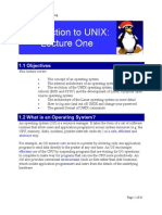 Introduction To UNIX