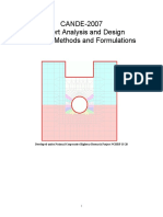 CANDE-2007 Solution Methods and Formulations