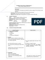 Detailed Lesson Plan in Mathematics 1 4th Quarter