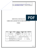 Itp For Fabn. & Erection of Structural Works