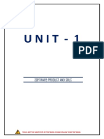 Unit - 1: Software Product and SDLC