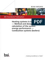 Heating Systems in Buildings - Method and Design For Calculation of The System Energy Performance - Combustion Systems (Boilers)