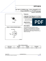 N-Channel 100 V, 0.0036 Typ., 110 A, Stripfet™ F7 Power Mosfet in A To-220 Package