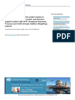 Development of Car Rental System Based On Geographic Information System and Decision Support System With AHP (Analytical Heirarchy Process) and SAW (Simple Additive Weighting) Method