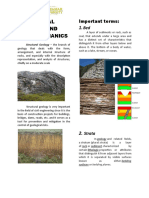 Structural Geology and Rock Mechanics: Important Terms