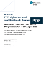 Pearson BTEC Higher National Qualifications in Business