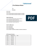 Eonstor Gs Pro Release Notes: Applicable Models: Gse Pro 100/1000 Series