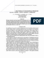 Elasto-Plastic Solutions of Engineering Problems 'Initial Stress', Finite Element Approach