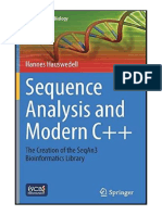 Hannes Hauswedell - Sequence Analysis and Modern C++ - The Creation of The SeqAn3 Bioinformatics Library-Springer (2022)