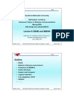 Outline: Southern Methodist University EETS 8315 / CC752-N Advanced Topics in Wireless Communications Spring 2004