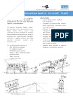 Allis Saga Mj1008-Mh300 Mobile Crushing Plant