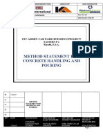 Method of Statment CONCRETE