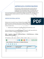 Material Master Data Configuration: Define Industrial Sector