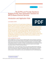 Ethernet VPN (EVPN) and Provider Backbone Bridging-EVPN: Next Generation Solutions For MPLS-based Ethernet Services Introduction and Application Note