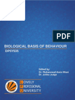 7828 Dpsy535 Biological Basis of Behaviour