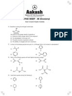 PRACTICE SHEET - 08 (Chemistry) : C HN NH NH