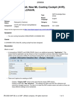 S/4 HANA: New ML Costing Cockpit (AVR) - Transaction CKMLCPAVR