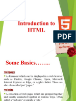 Module - 2 - HTML5Introduction To HTML5