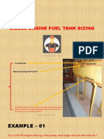 Diesel Engine Fuel Tank Sizing