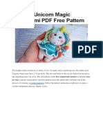 Crochet Unicorn Magic Amigurumi PDF Free Pattern