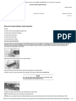 Remove & Install Cylinder Head Assembly